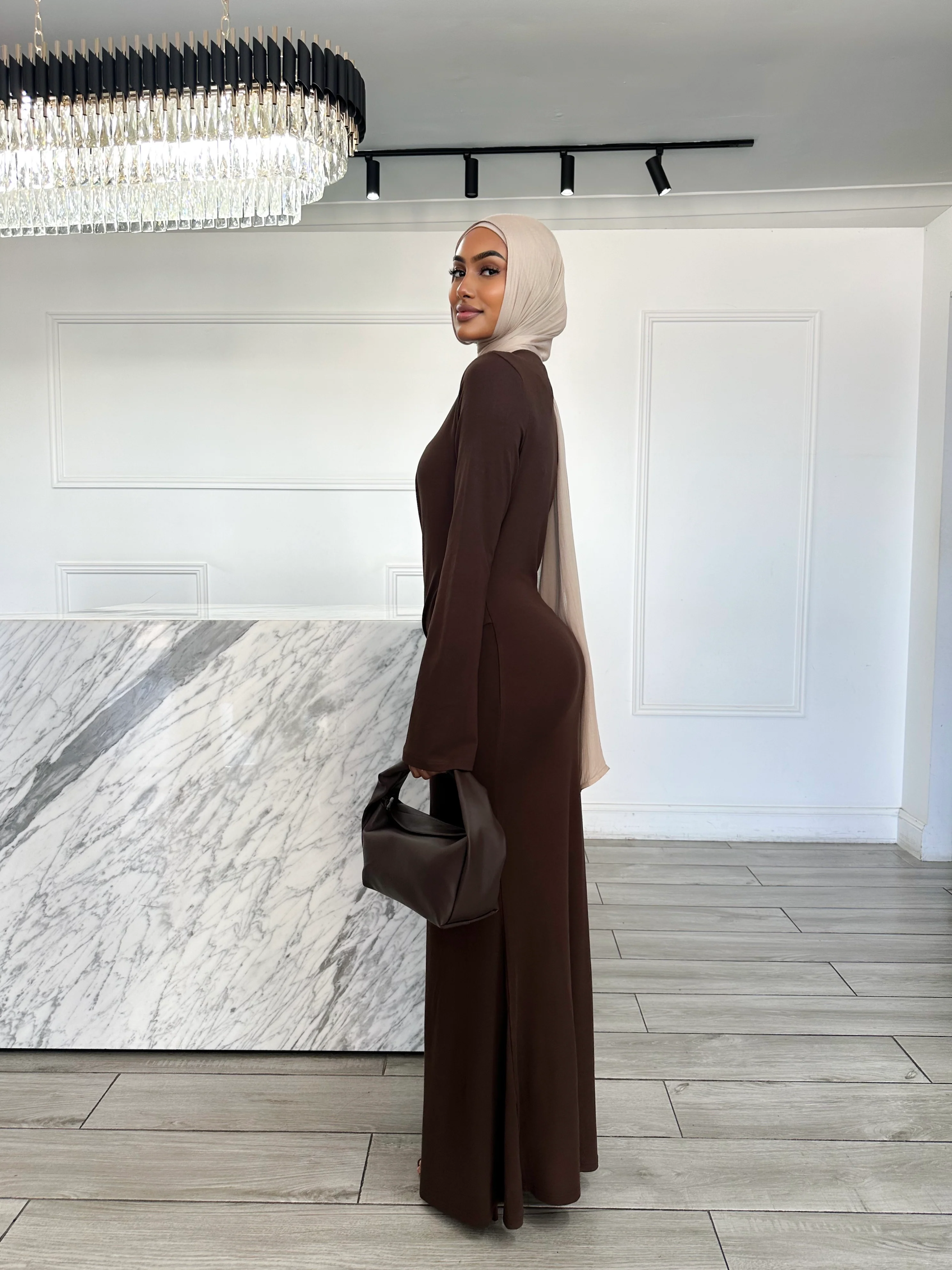 Annabelle Dress - Chocolate - Image 3