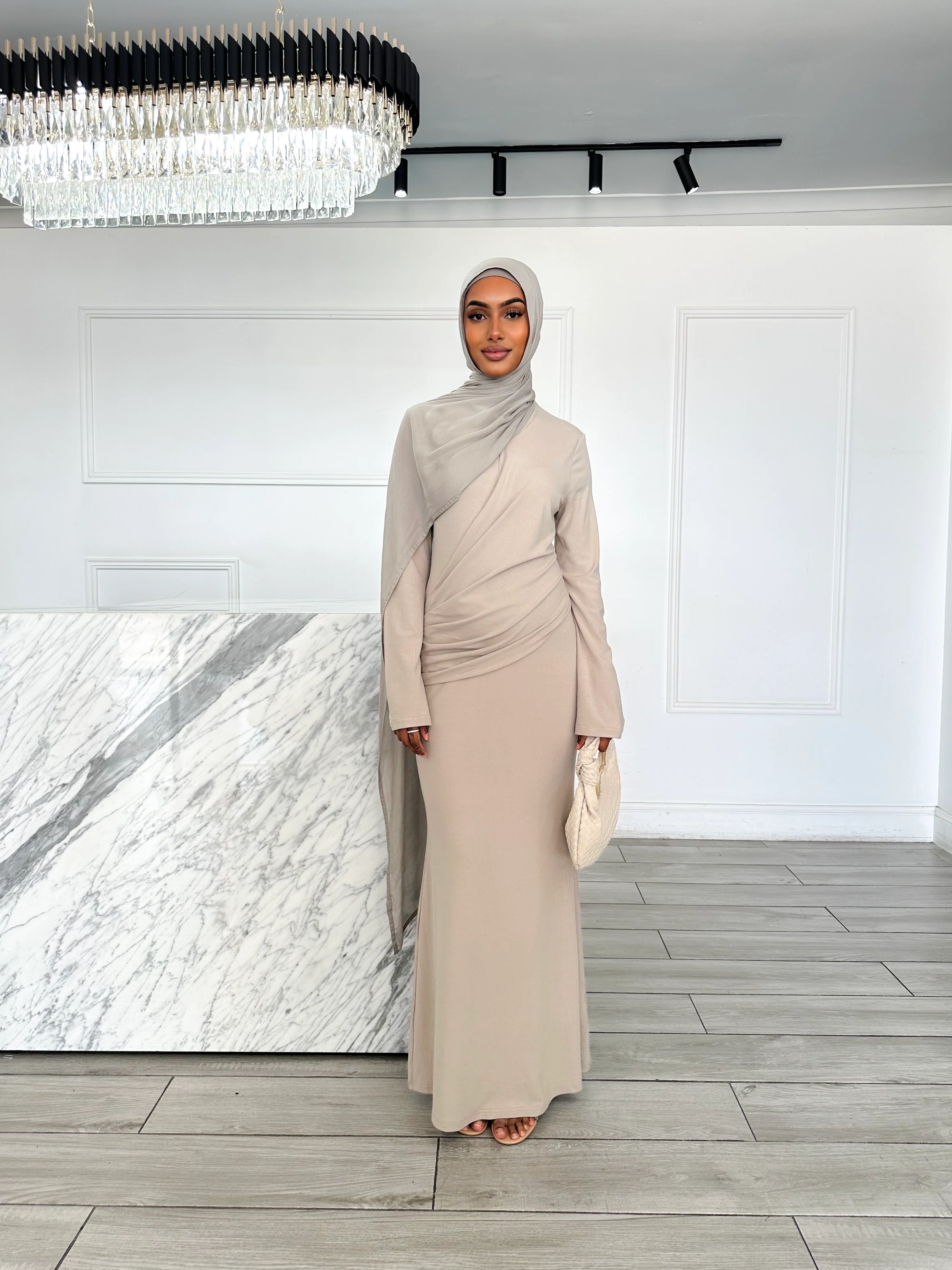 Annabelle Dress - Stone - Image 2