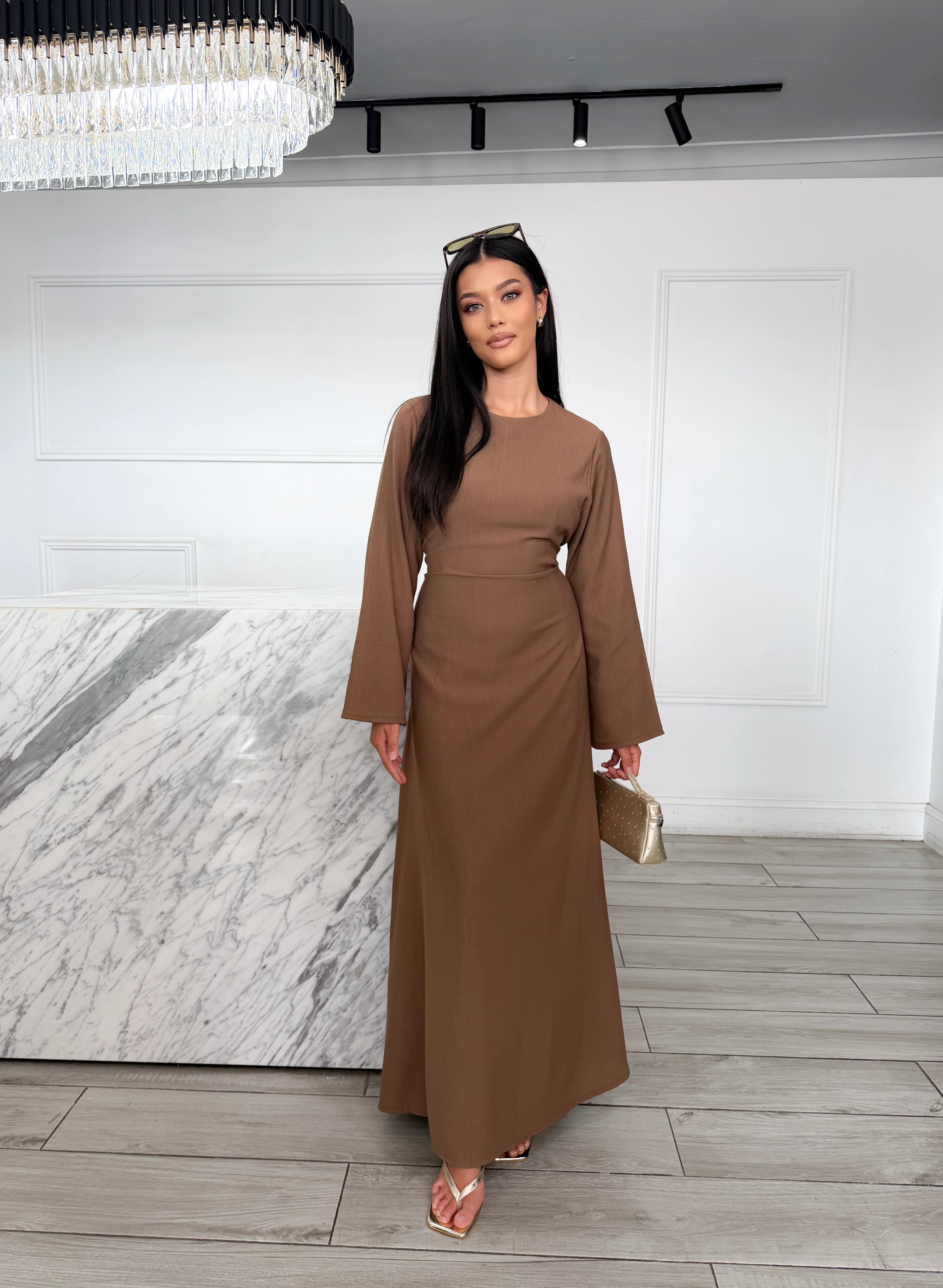 Becka Dress 2.0 - Brown