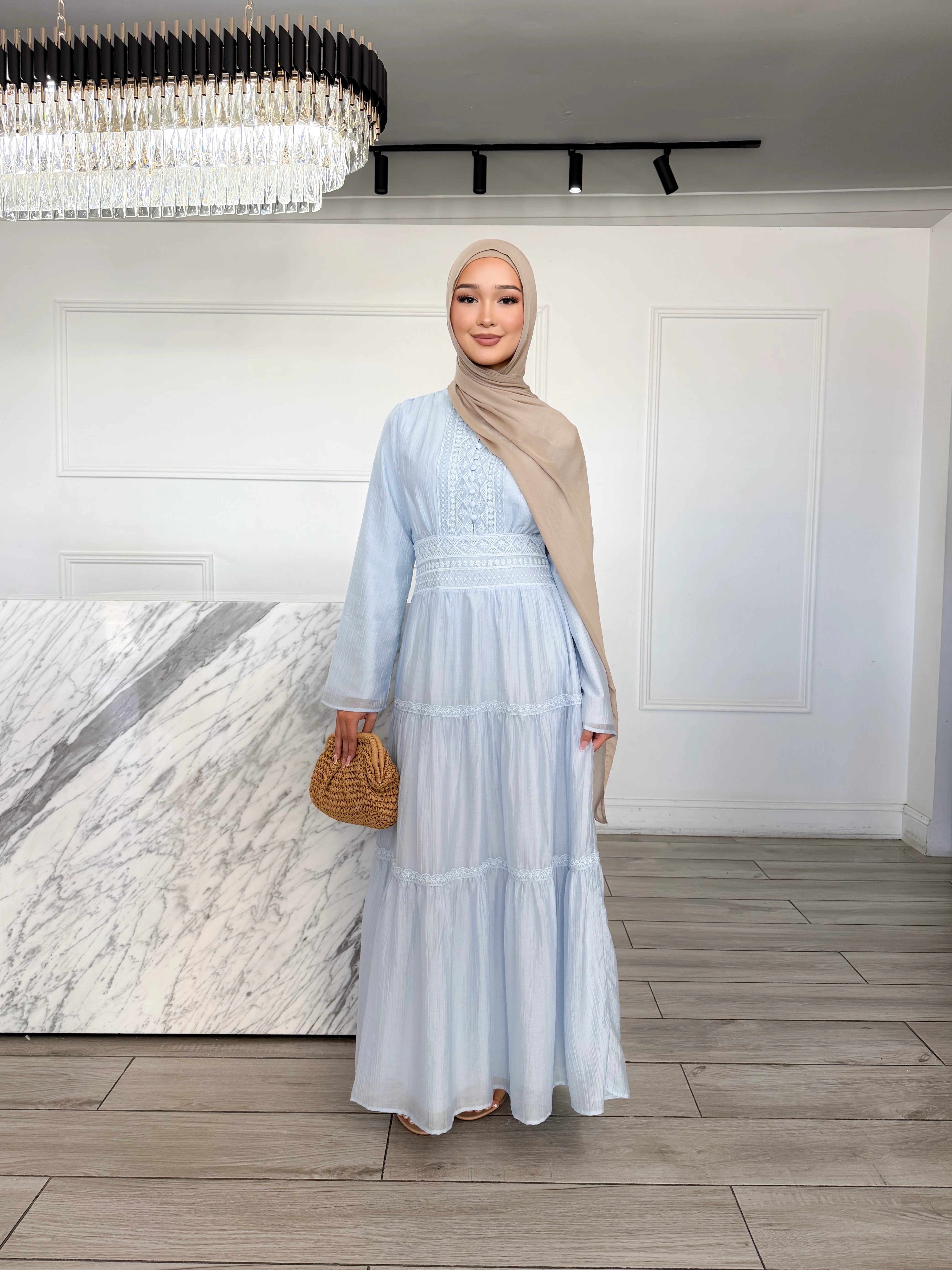 Celeste Dress - Baby Blue - Image 2