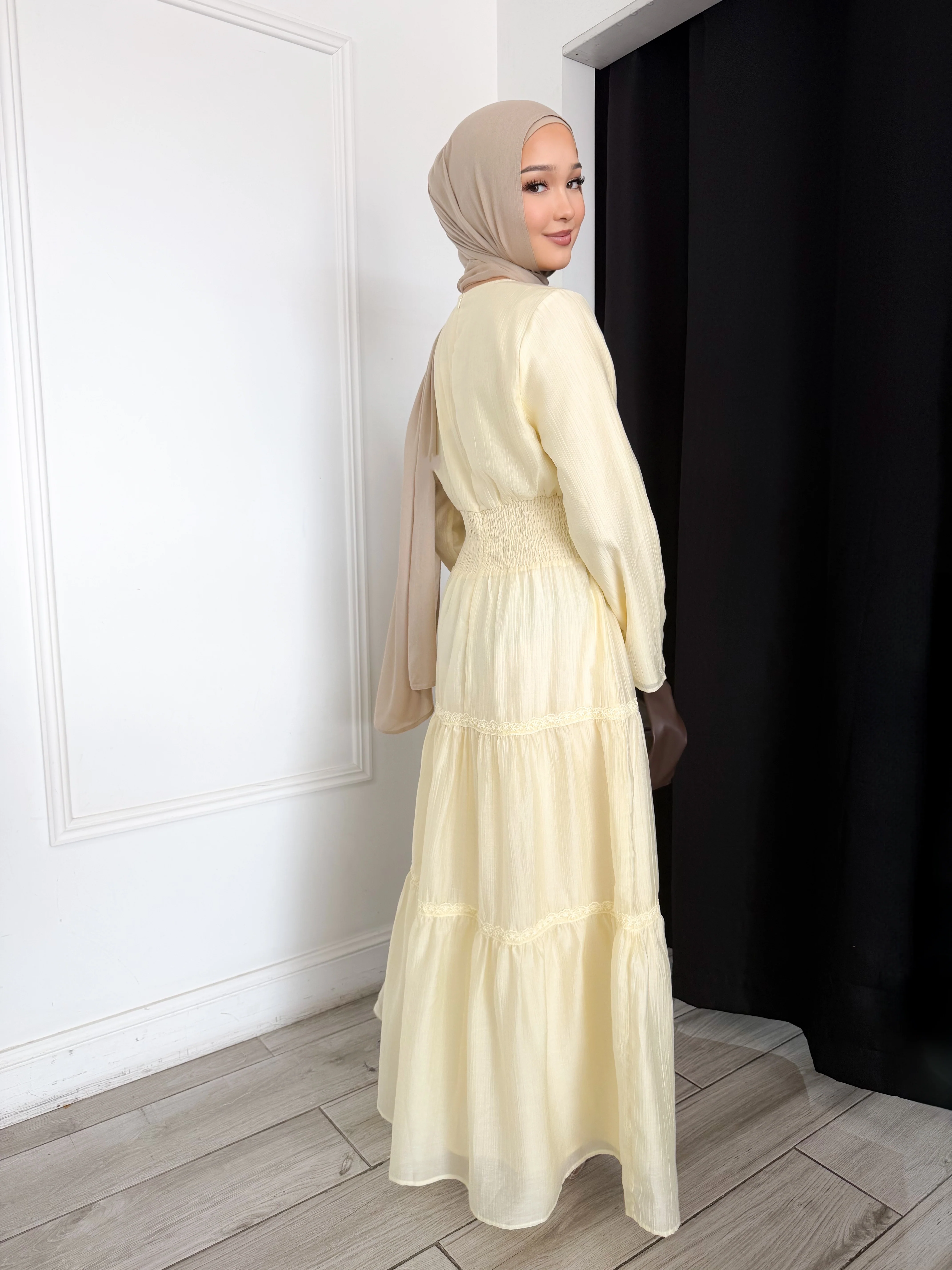 Celeste Dress - Butter Yellow - Image 3