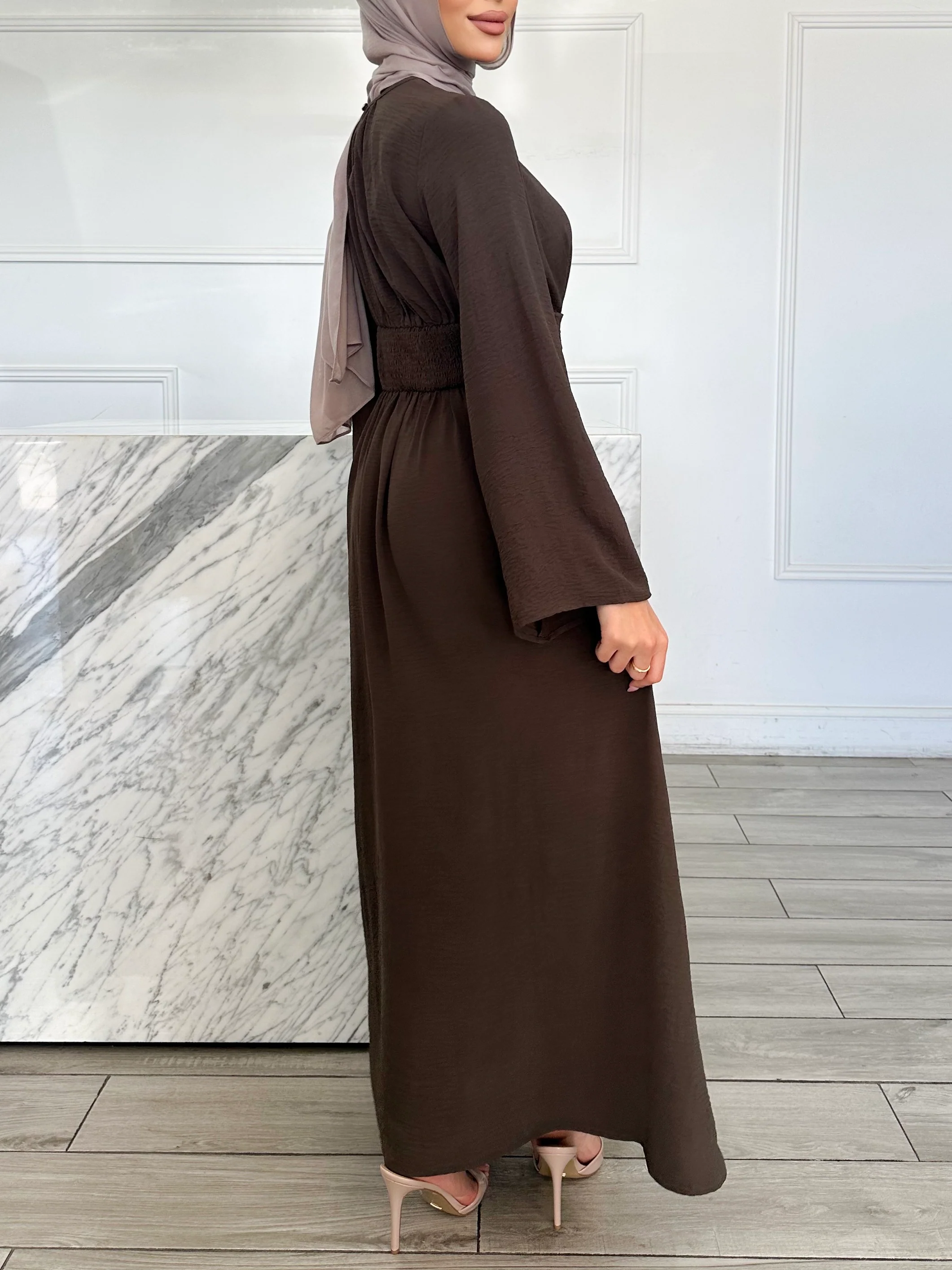 Florence Dress - Chocolate - Image 2