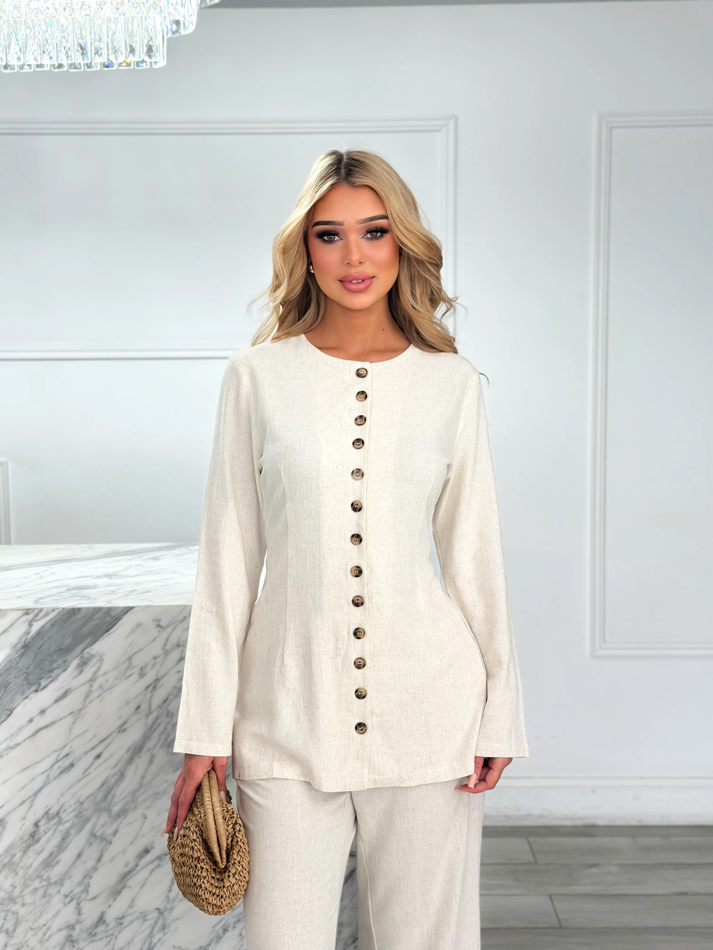 Iman Set - Oatmeal - Image 2