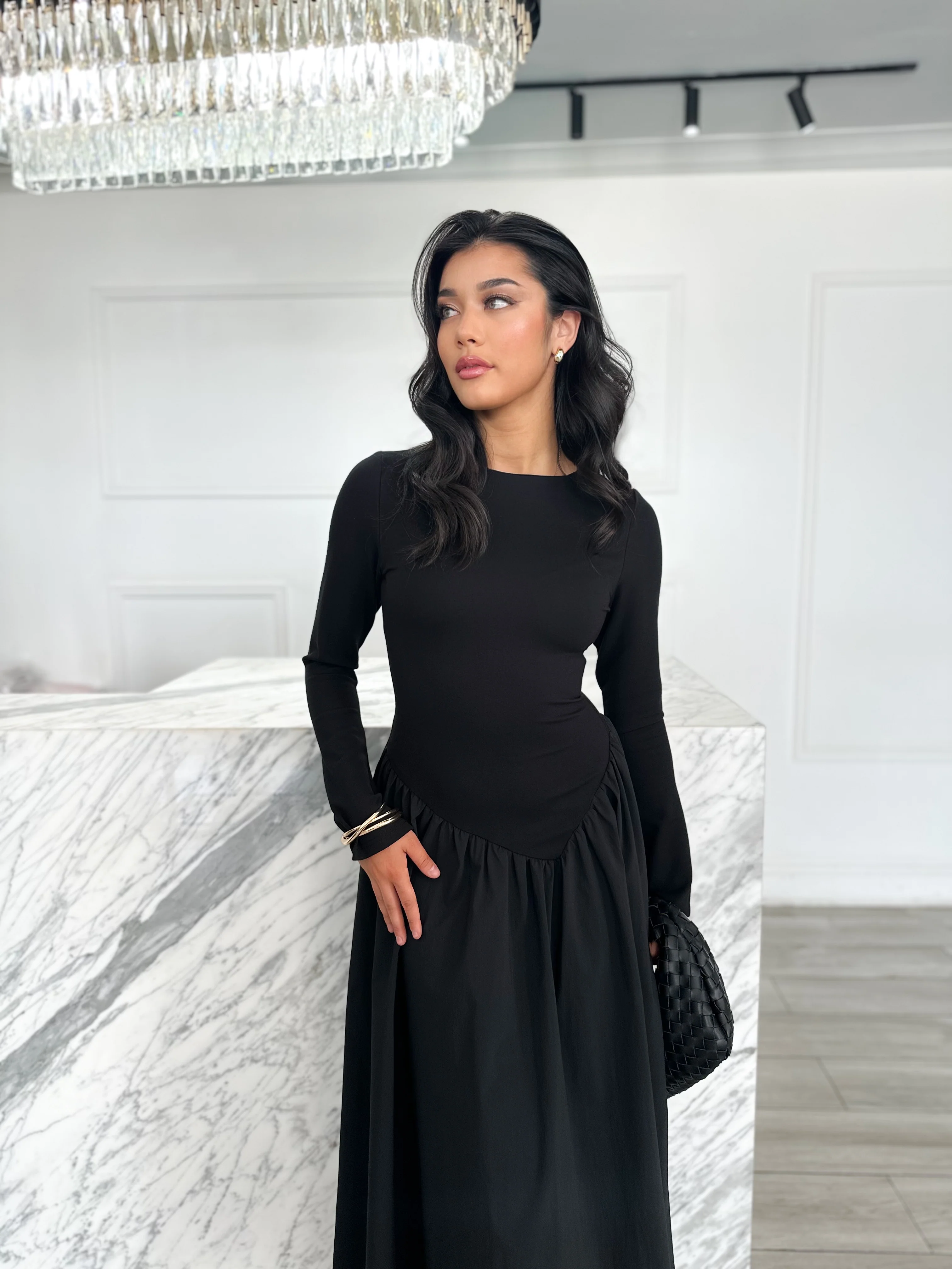 Jasmin Dress - Black - Image 3