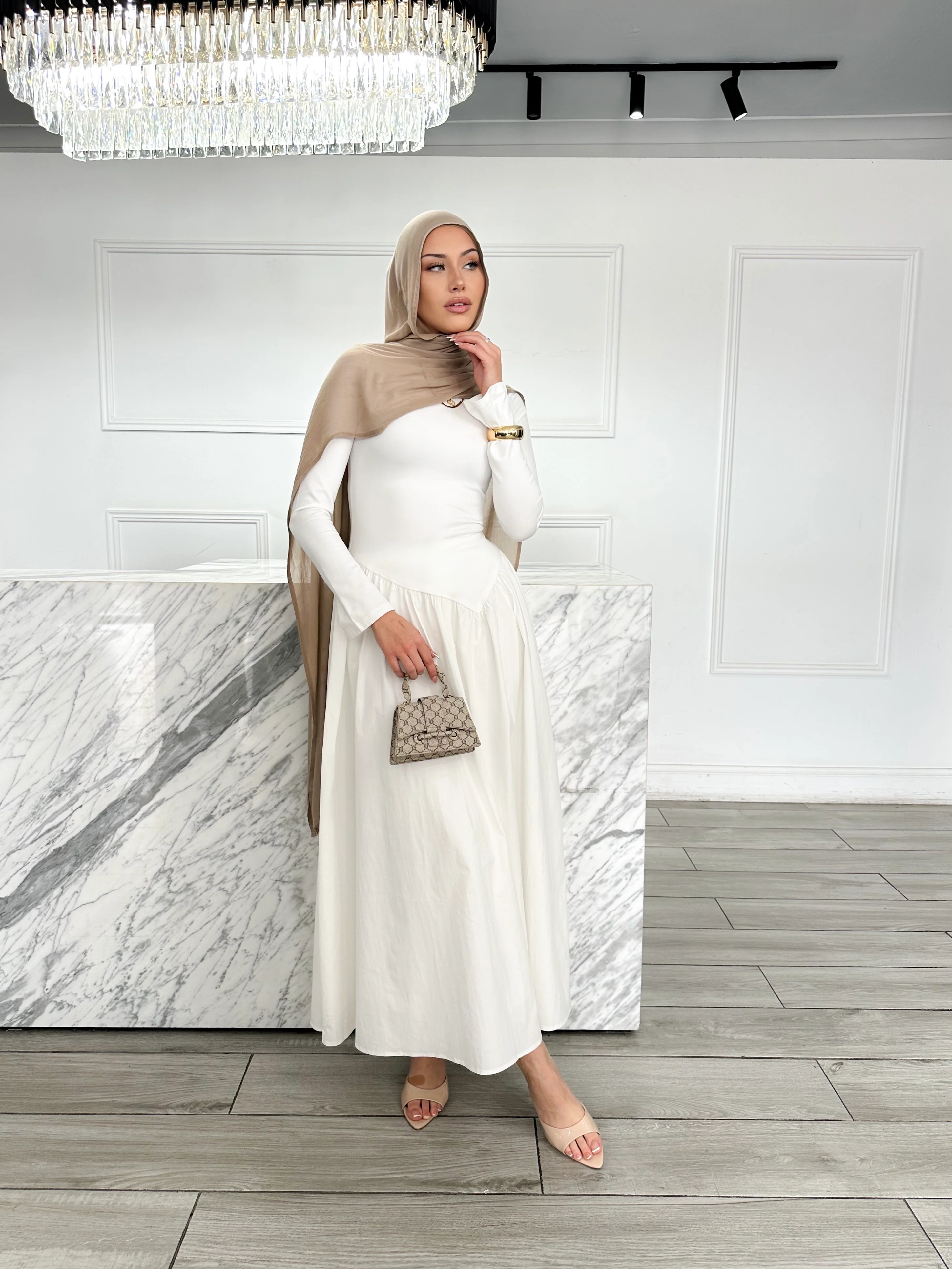 Jasmin Dress - White