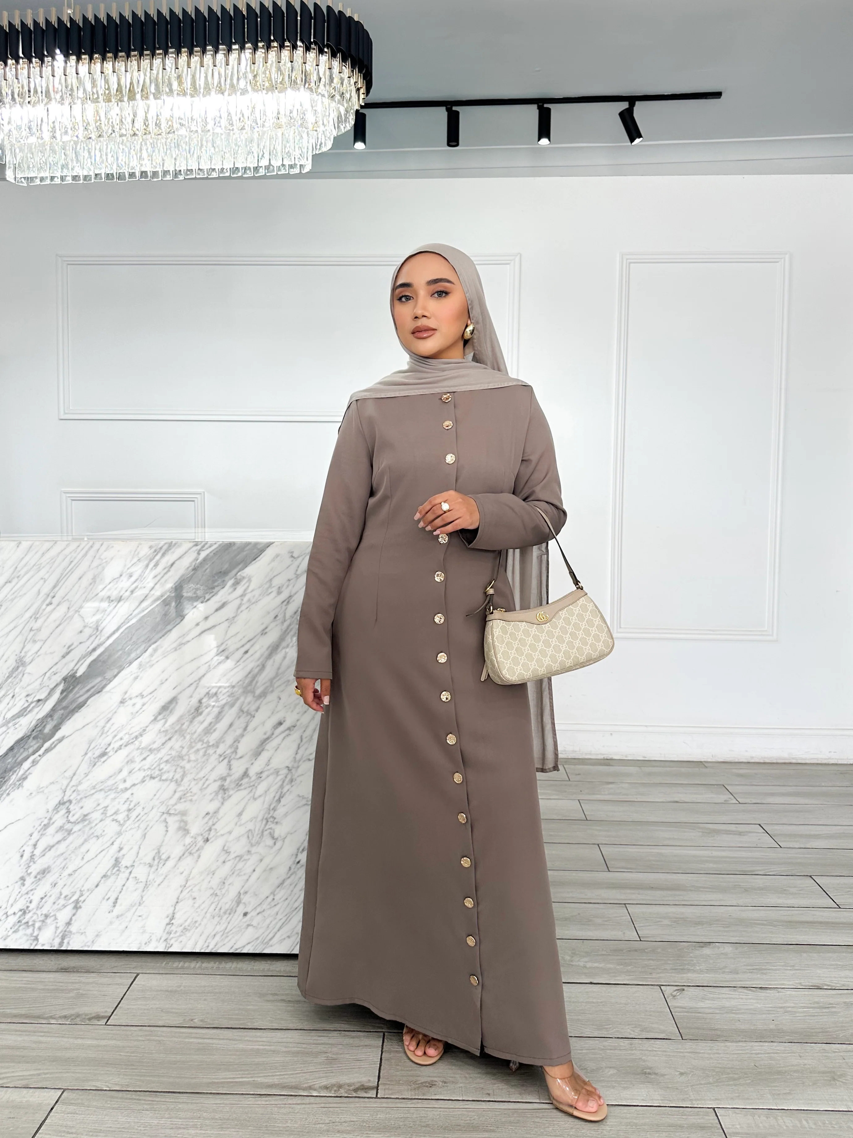 Jenifer Dress - Mocha
