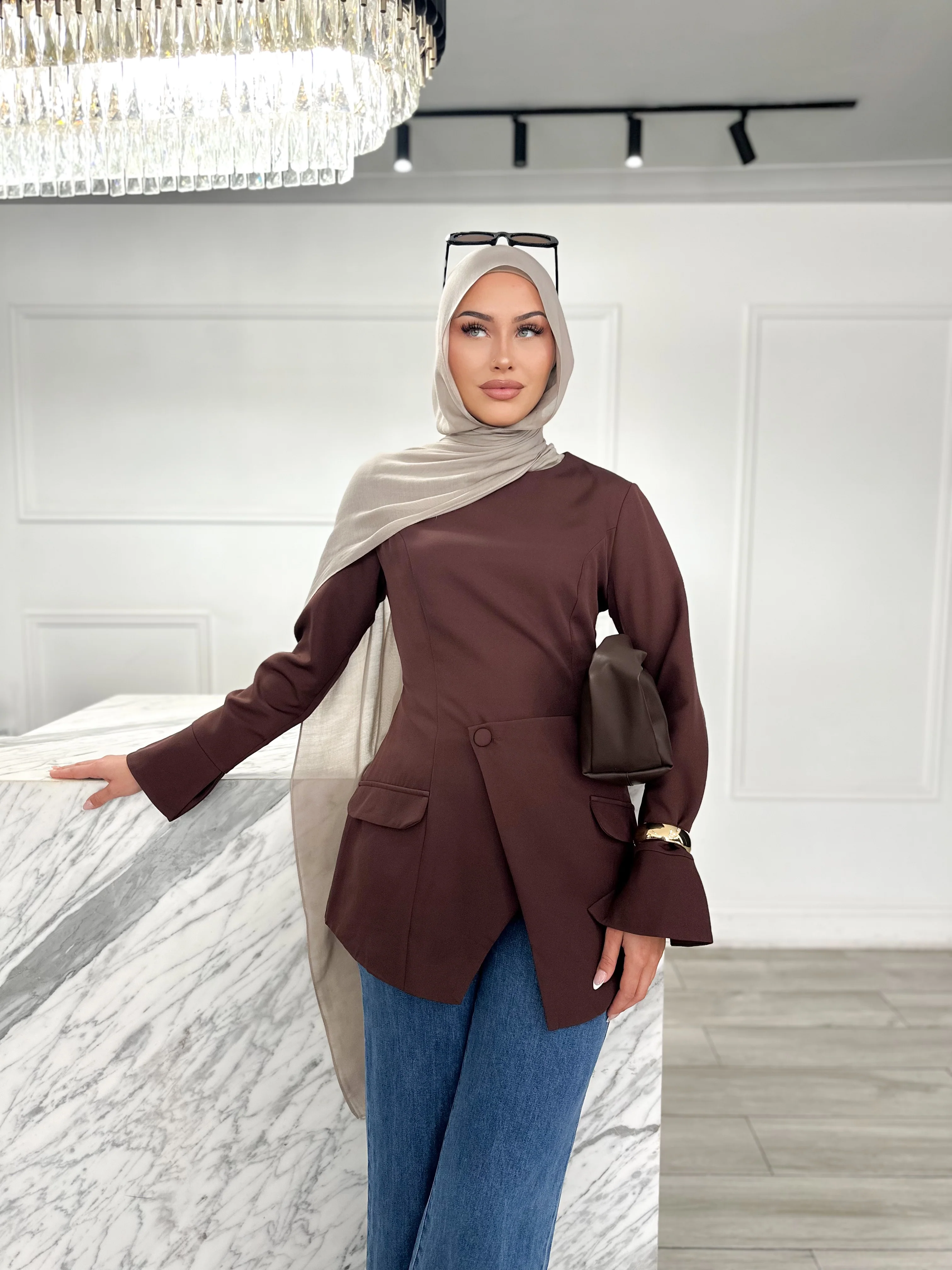 Mara Top - Chocolate - Image 3