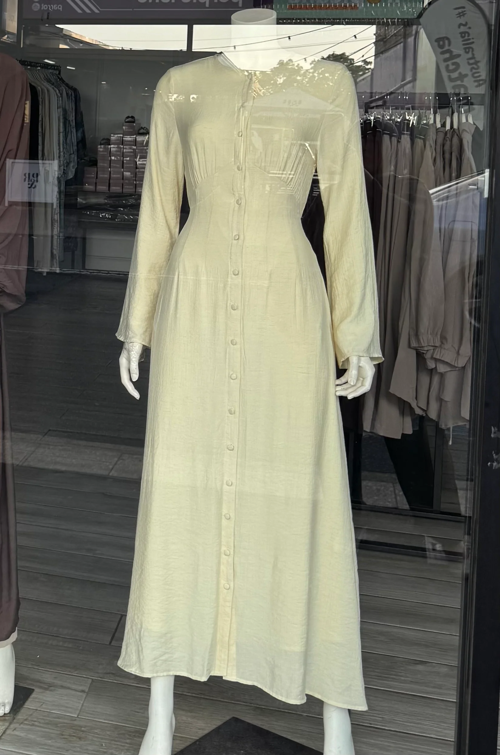 Raza Dress - Butter Yellow