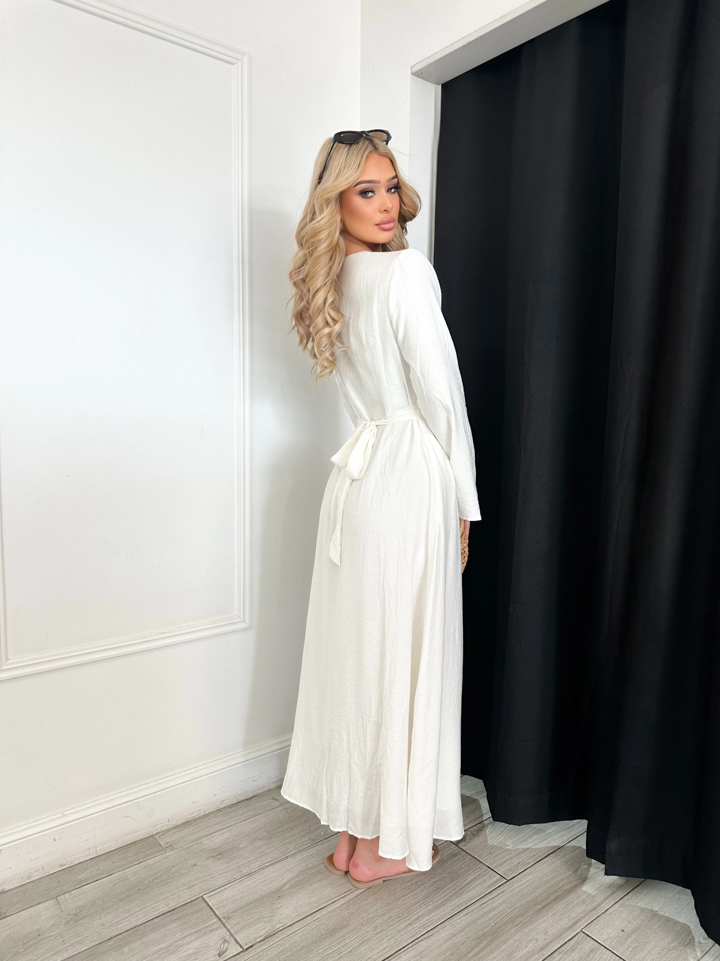 Raza Dress - White - Image 3