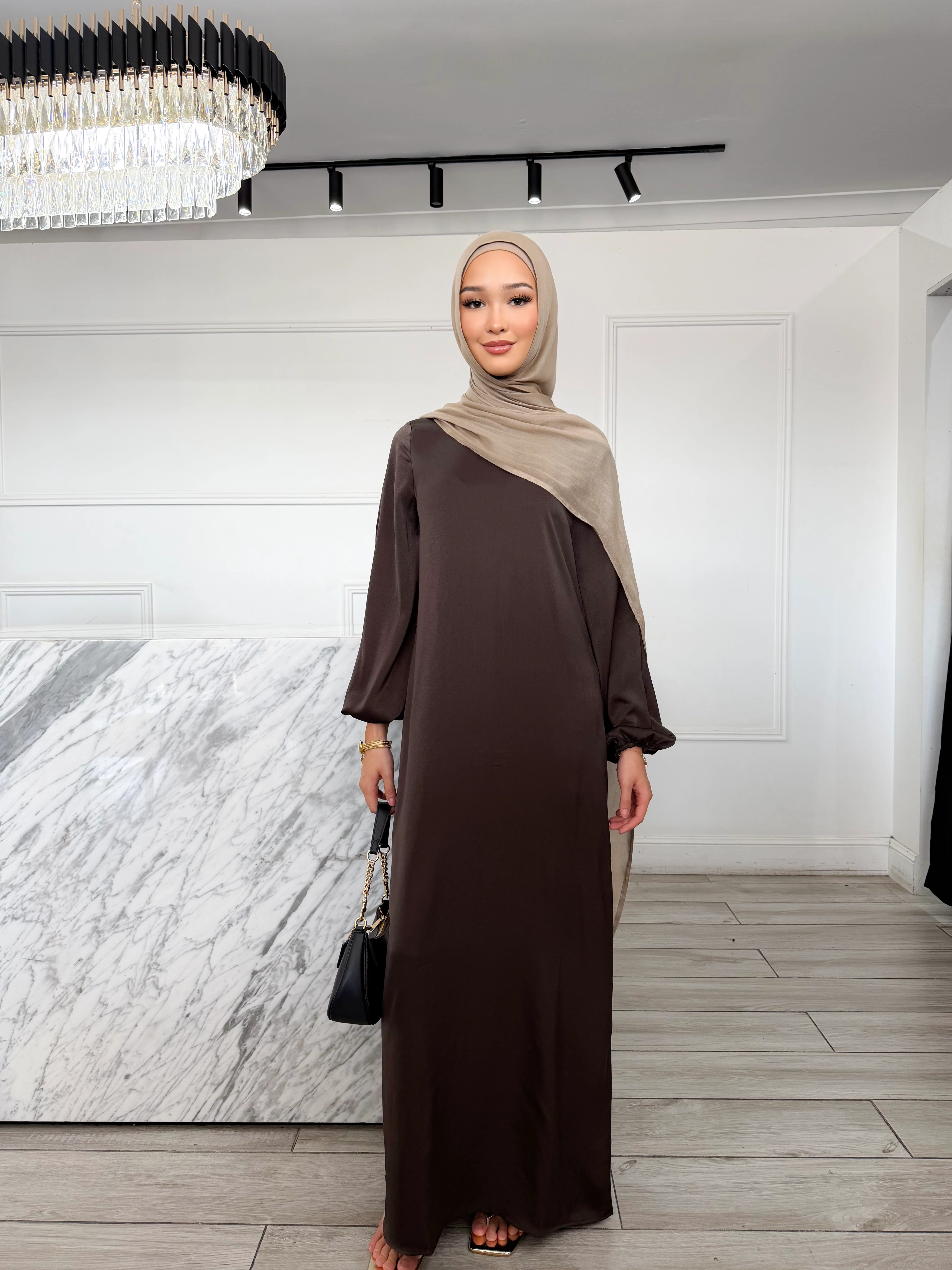 Zaria Dress - Chocolate - Image 2